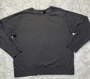 Vtg Harley Davidson Gray Long Sleeve Graphic Tee Men's XL Willie G Skull READ*